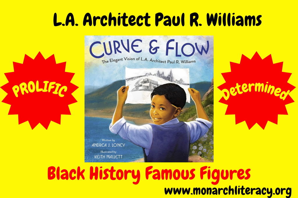 Curve and Flow L.A. Architect Paul R. Williams picture book cover