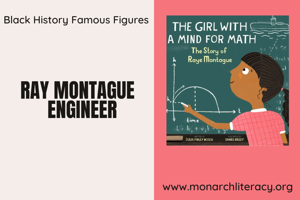 The Girl with a mind for math the story of Ray Montague picture book biography cover